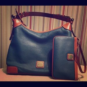 Dooney & Bourke Pebble Grain Hobo with Wristlet